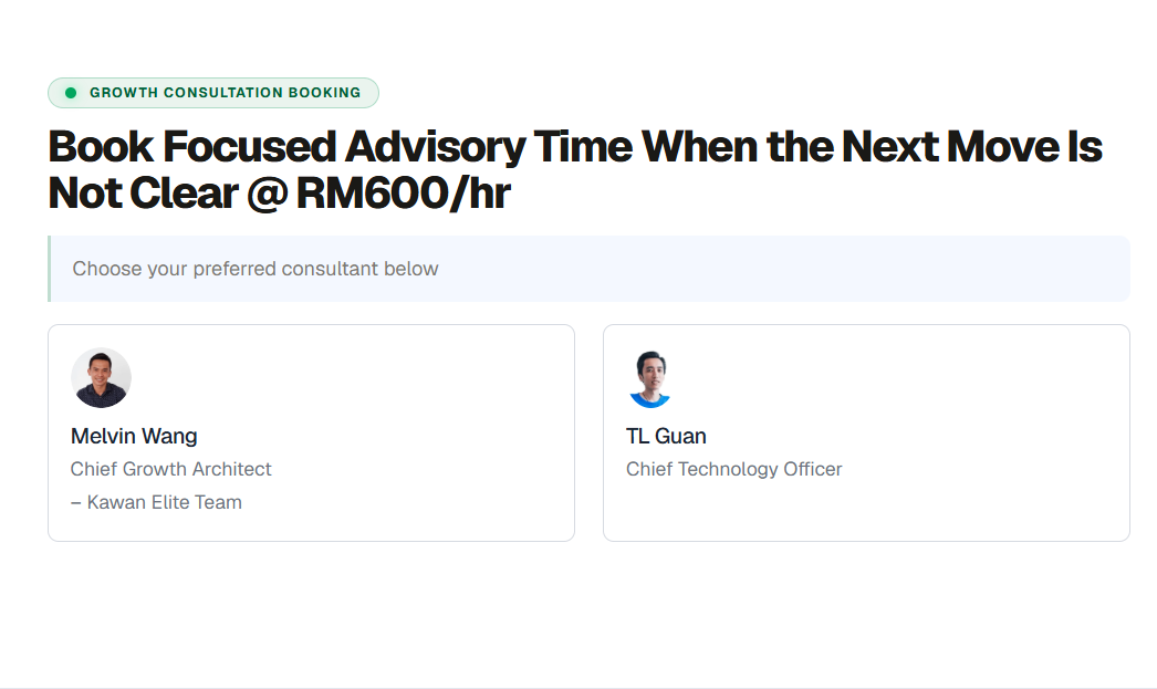 Growth Consultant Malaysia - Marketing Technology Consultants
