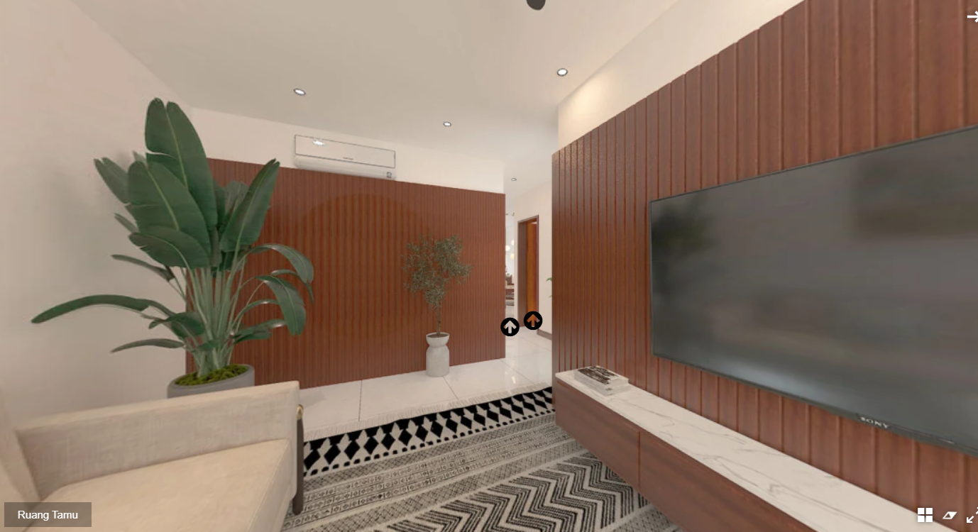 Virtual property tour experience built to help buyers explore the home layout online before making an enquiry.
