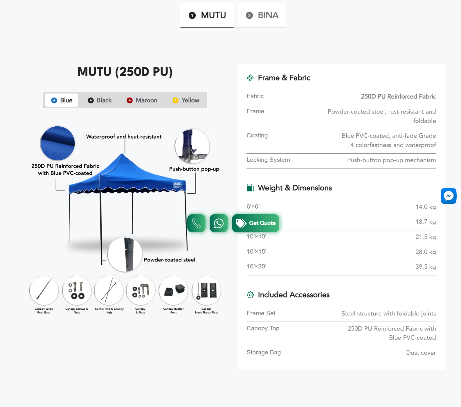 Product Page Detail